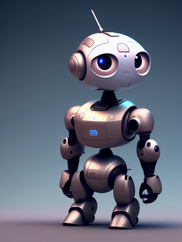Roboter, KI-Grafik von Matthias Böttinger (www.m-fabrik.de)