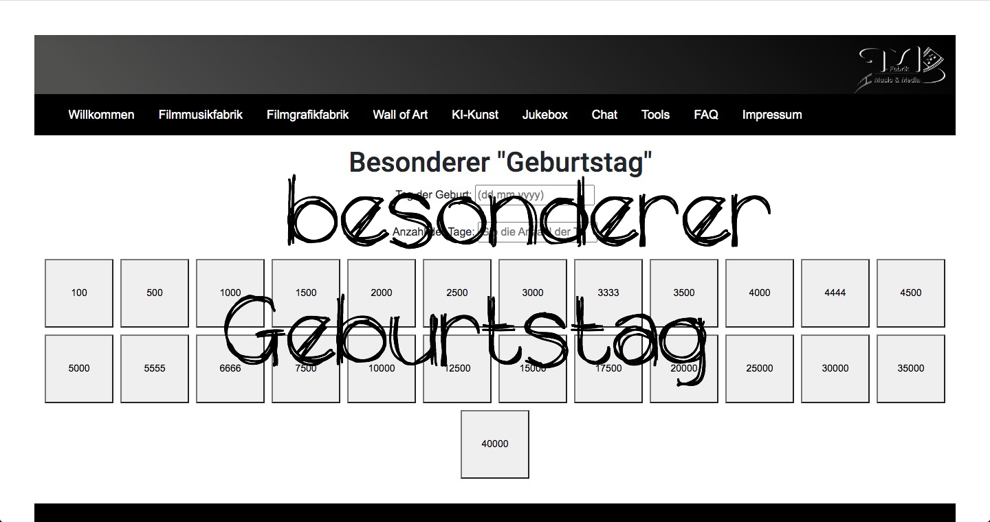 Geburtstagsfinder