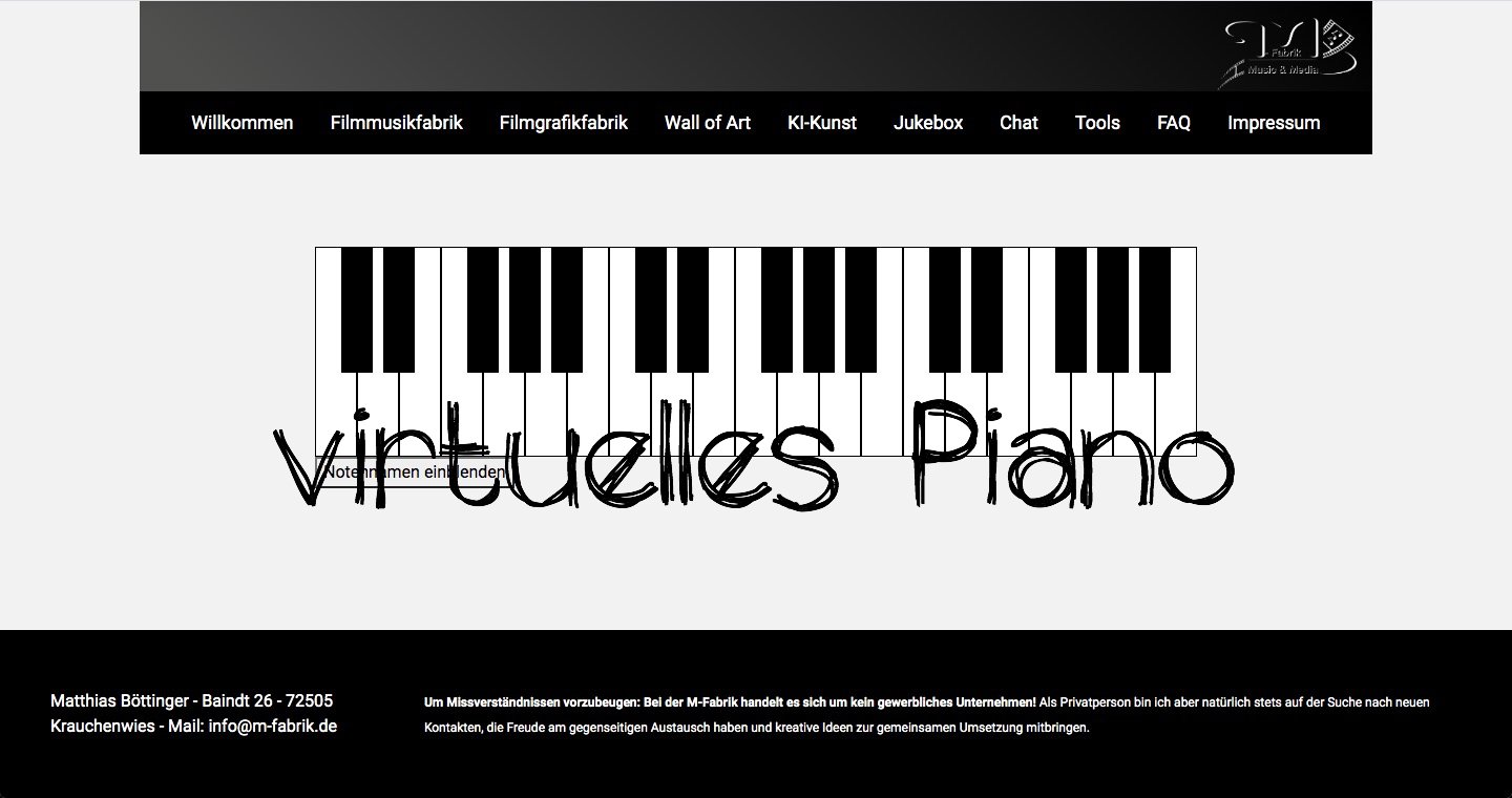 Virtuelles Klavier