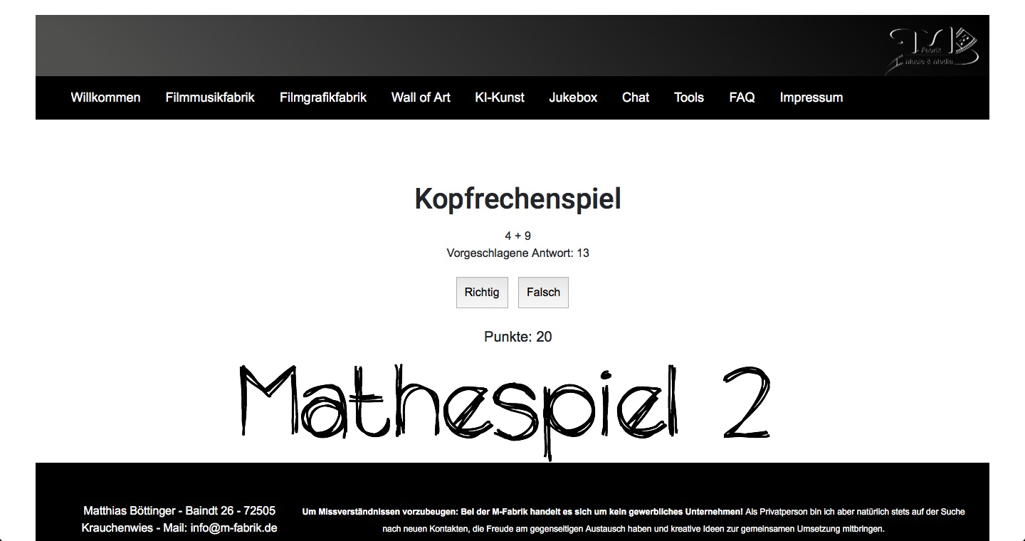 Mathespiel 2