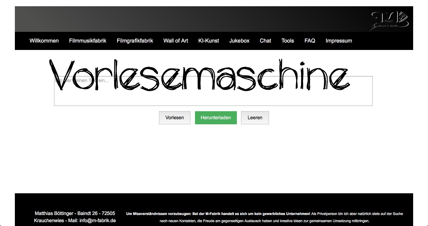 Vorlesemaschine
