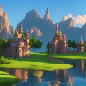 M-Fabrik_Märchenschloss_am_See_stylized (1)